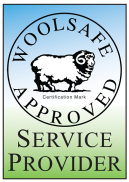 rug cleaning WoolSafe logo