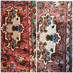 Oriental rug dye run removal 