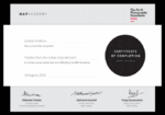 Certificate of Achievement